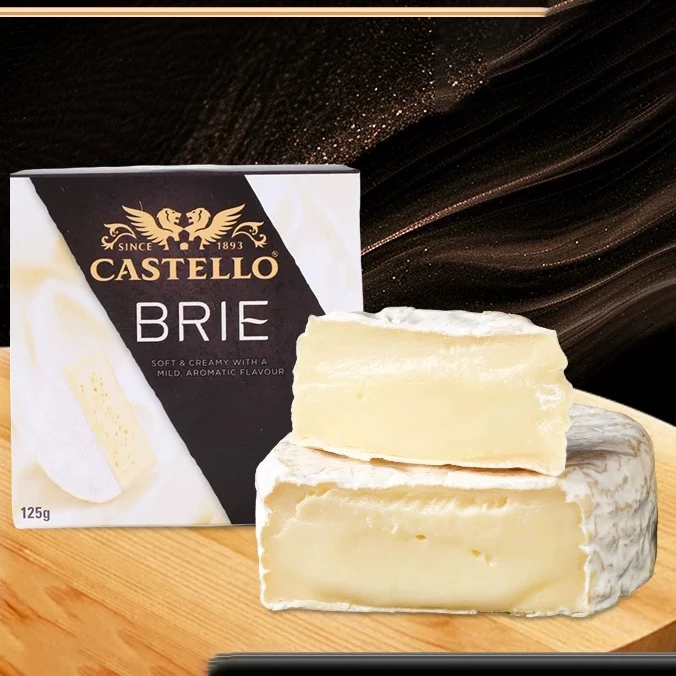 【25年8月29】2盒*125g 丹麦进口 嘉仕德罗 布里奶酪干酪