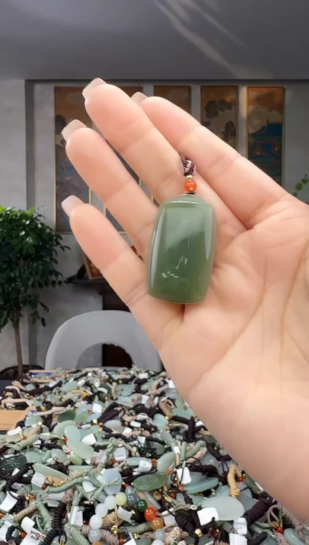 颈饰未镶嵌和田玉拍一发一多样性发货