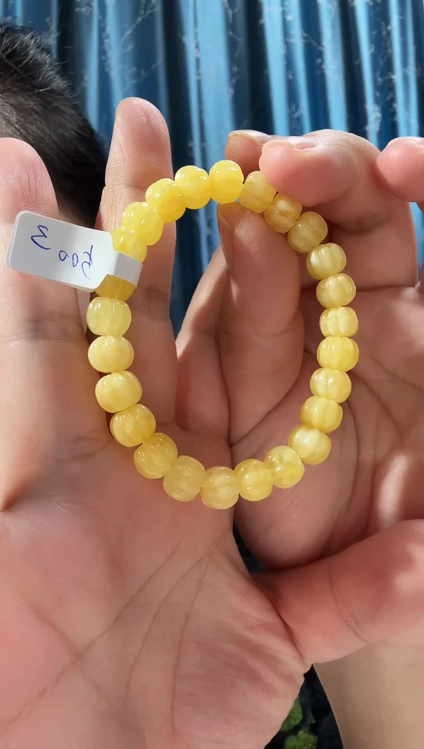 手链蜜蜡未镶嵌蜜蜡瓜珠手链