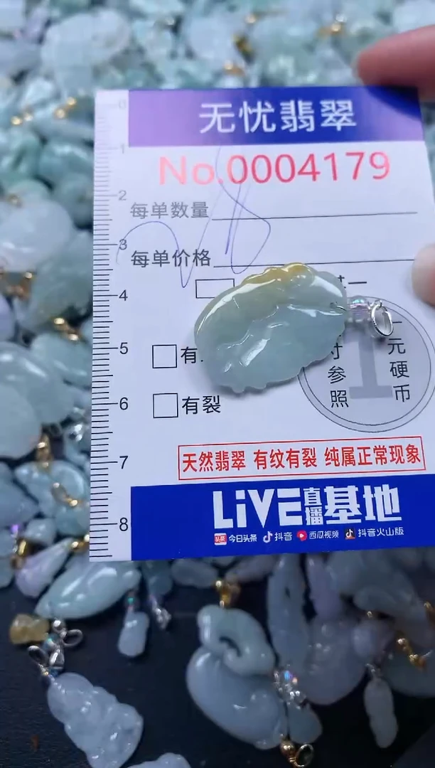 颈饰未镶嵌翡翠4179