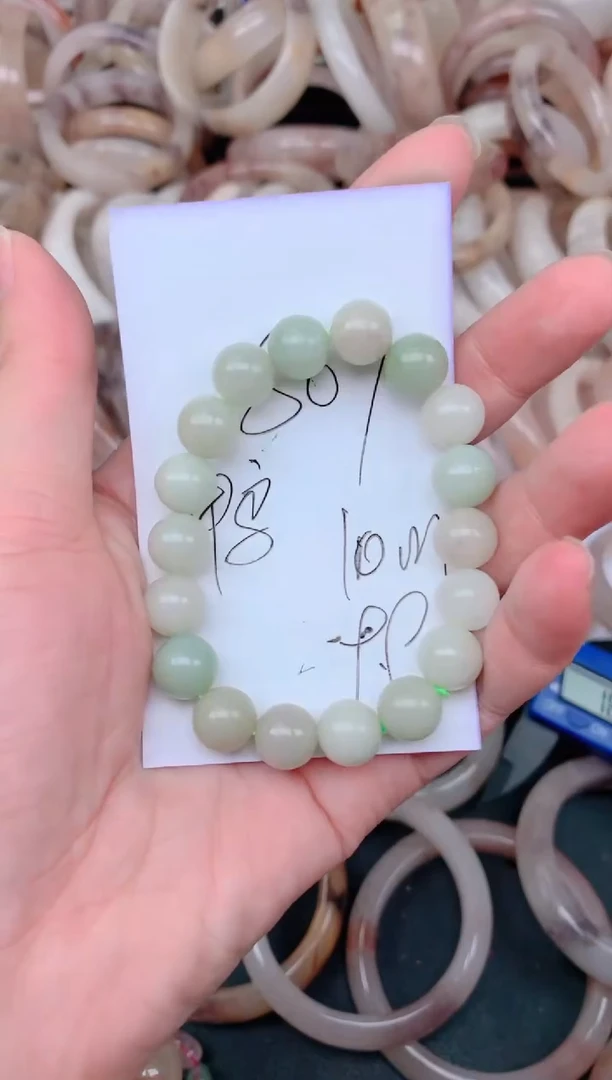 未镶嵌手镯石英质玉S07舍太10mm