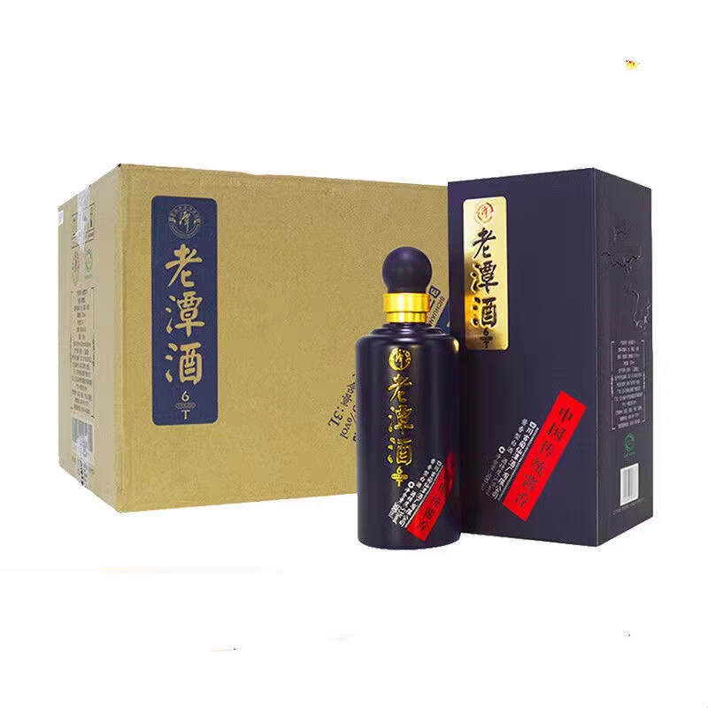 潭酒2021年老潭酒T6酱香型白酒53度500ml纯粮优级酒整箱正品批发