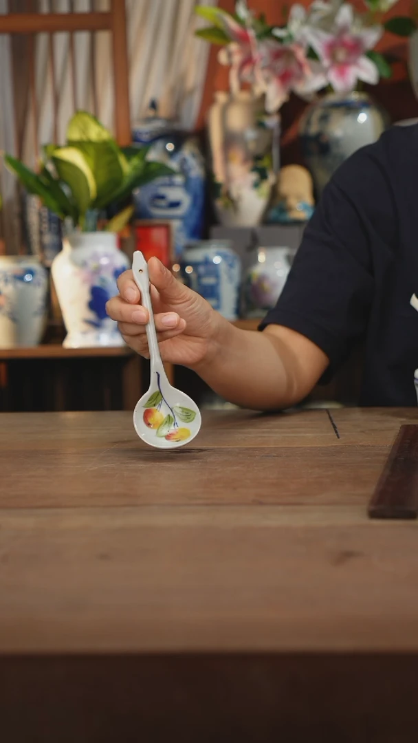 瓷片景德镇设计师釉下手绘陶瓷餐具