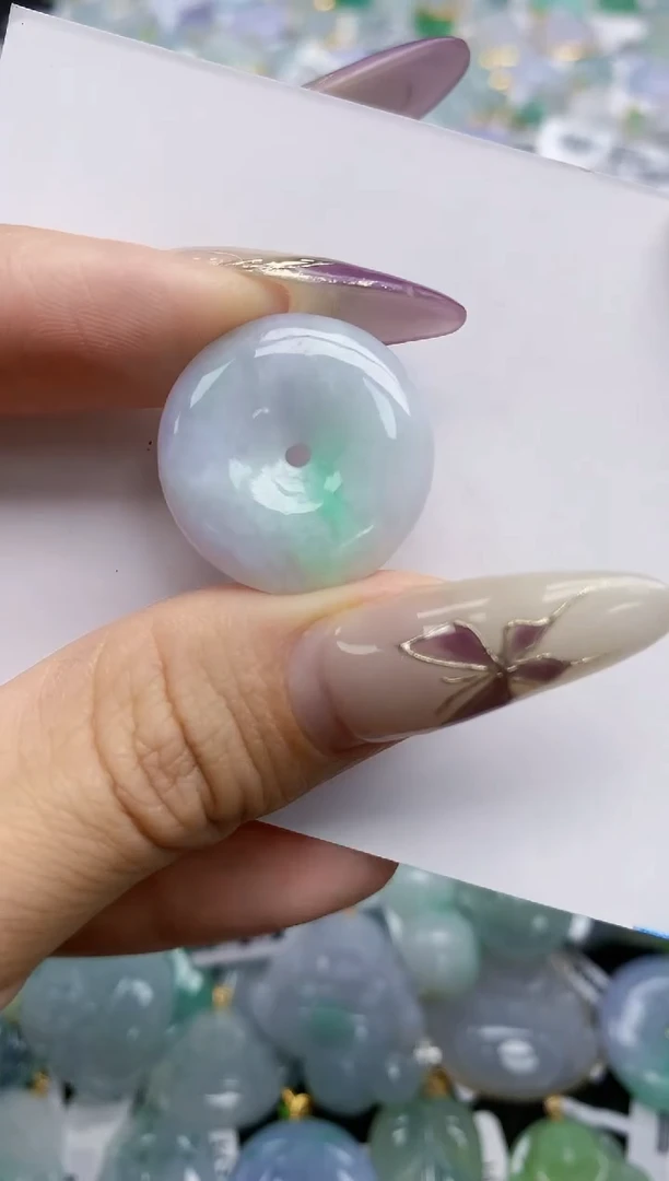 翡翠挂件未镶嵌98   天然翡翠A货