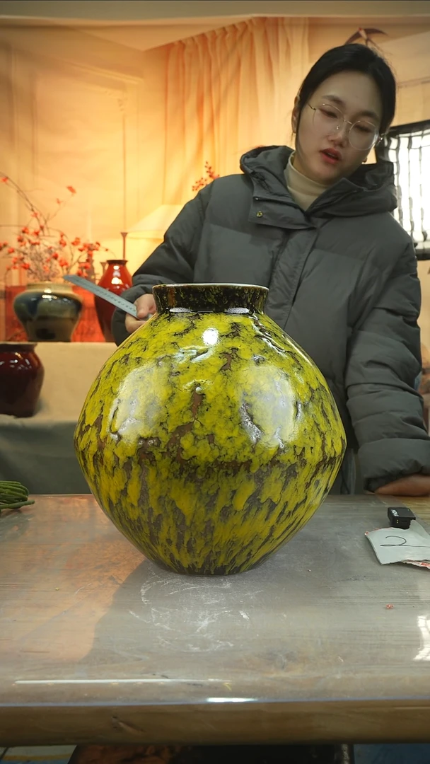 高33口13高温陶瓷花器