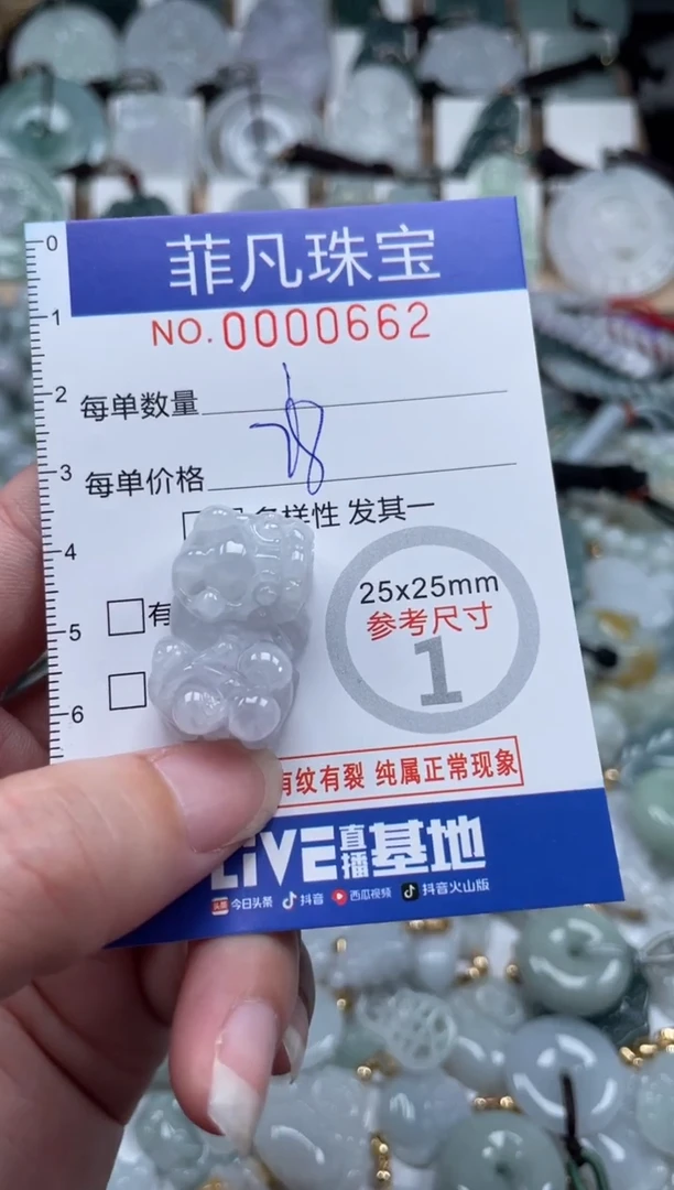 翡翠未镶嵌颈饰00..0662