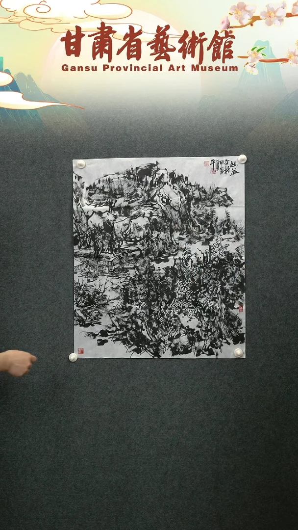 【闪购商品】国画白恩平幽谷空林竖幅作品50*68