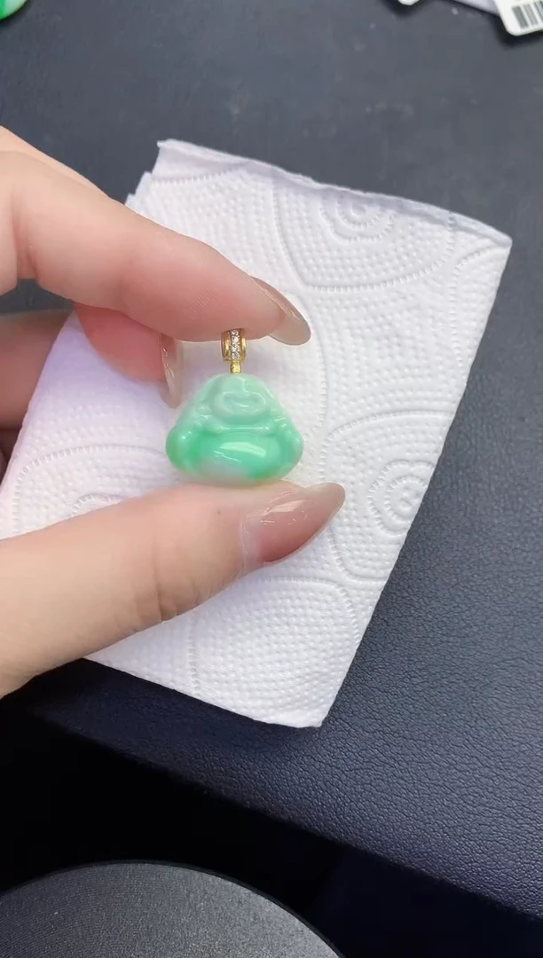 颈饰未镶嵌翡翠缅甸天然翡翠A货