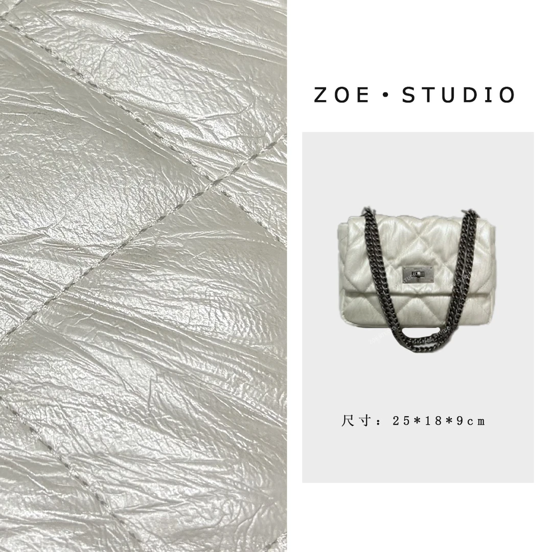 【佐伊甄选】ZT-D7176-珍珠白轻奢女士时尚小众单肩腋下斜跨包包