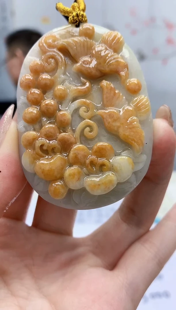 【闪购商品】定制翡翠未镶嵌5152jw-毛货挂件56