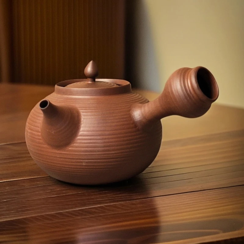 潮汕砂铫壶侧把老朱泥手工制作煮水煮茶家用办公户外明火电用