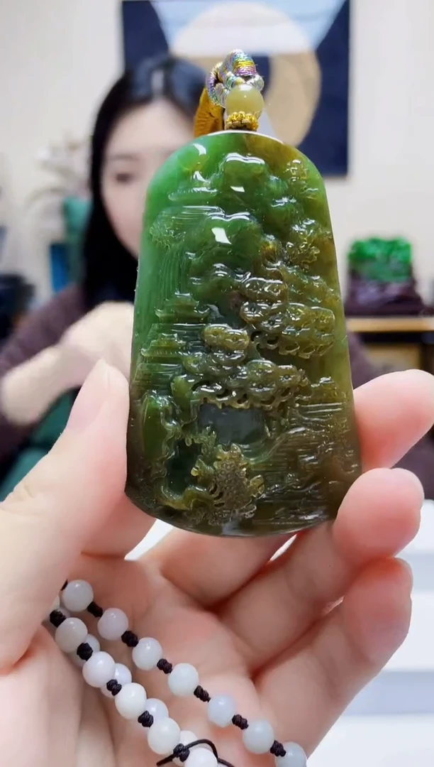 未镶嵌定制翡翠吊坠196