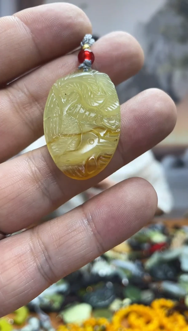 未镶嵌岫玉吊坠·