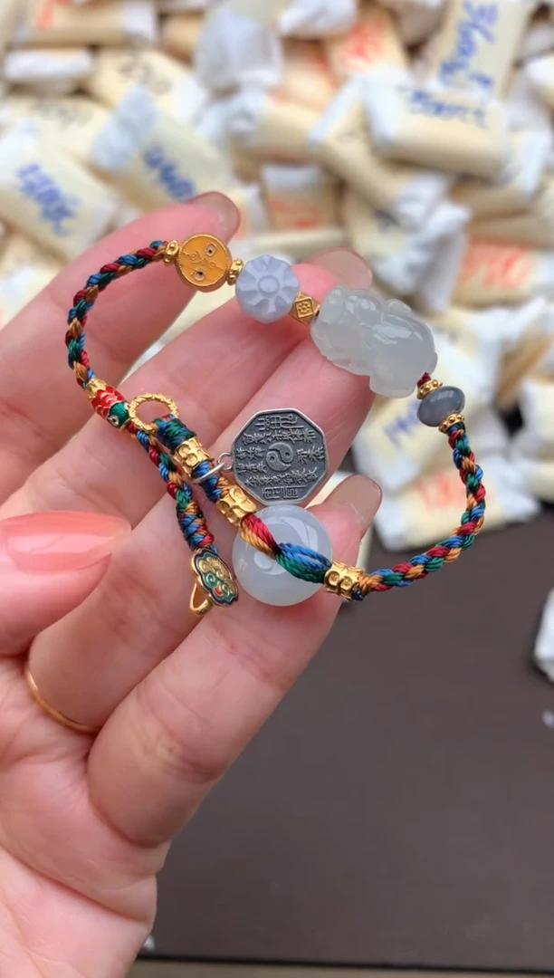 【闪购商品】翡翠挂件银S925镶嵌一35