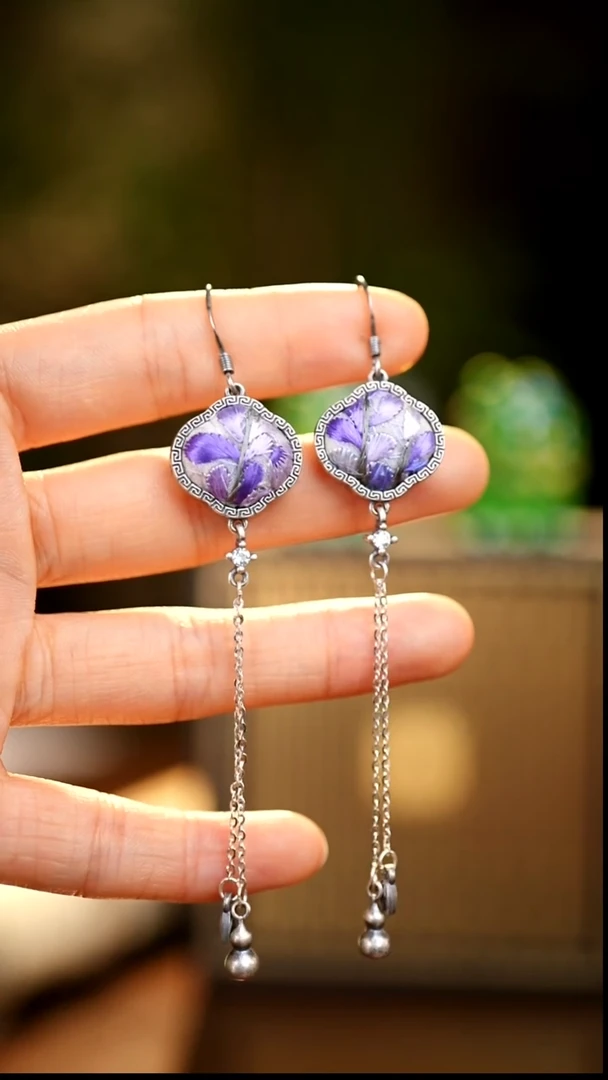 刺绣紫**雪私人定制苗族手工Q206