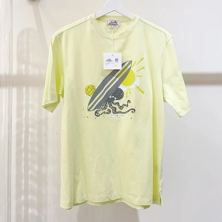 99新 Hermes/爱马仕 双双臻选/vv00918/爱马仕短袖/XS码