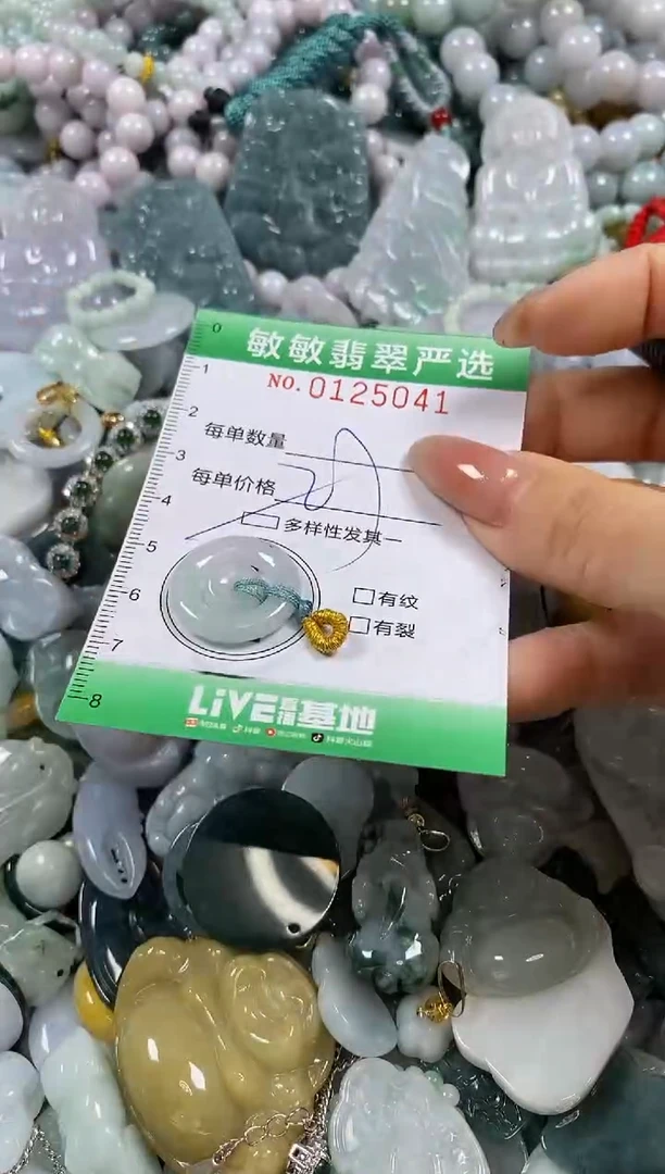 【闪购商品】翡翠颈饰未镶嵌闪购0125041多样性发其一