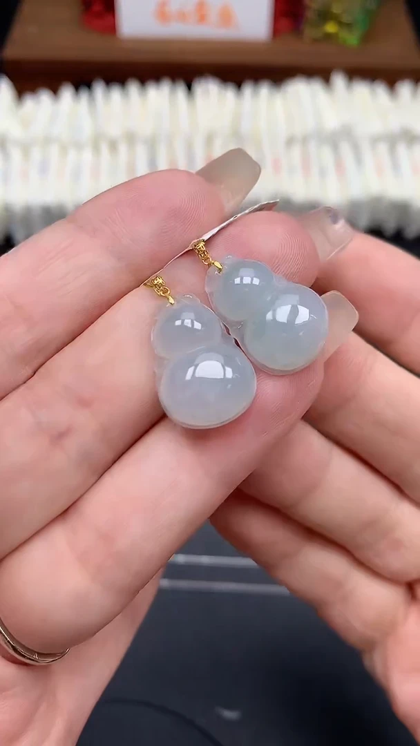 【闪购商品】翡翠吊坠(不含链)18K金镶嵌MS160518（多样性发一件）