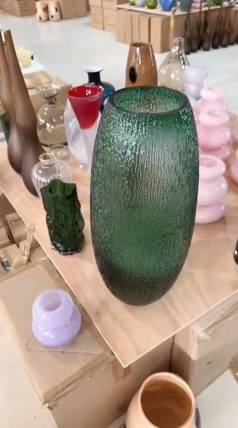 【闪购商品】玻璃绿色落地