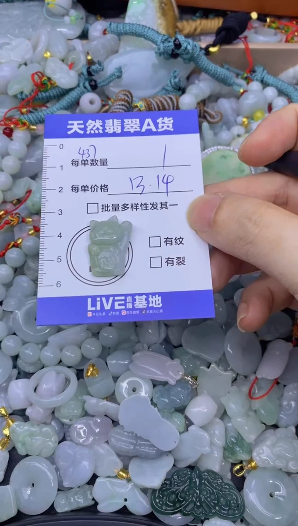 颈饰未镶嵌翡翠天然翡翠A货批量多样性发一件