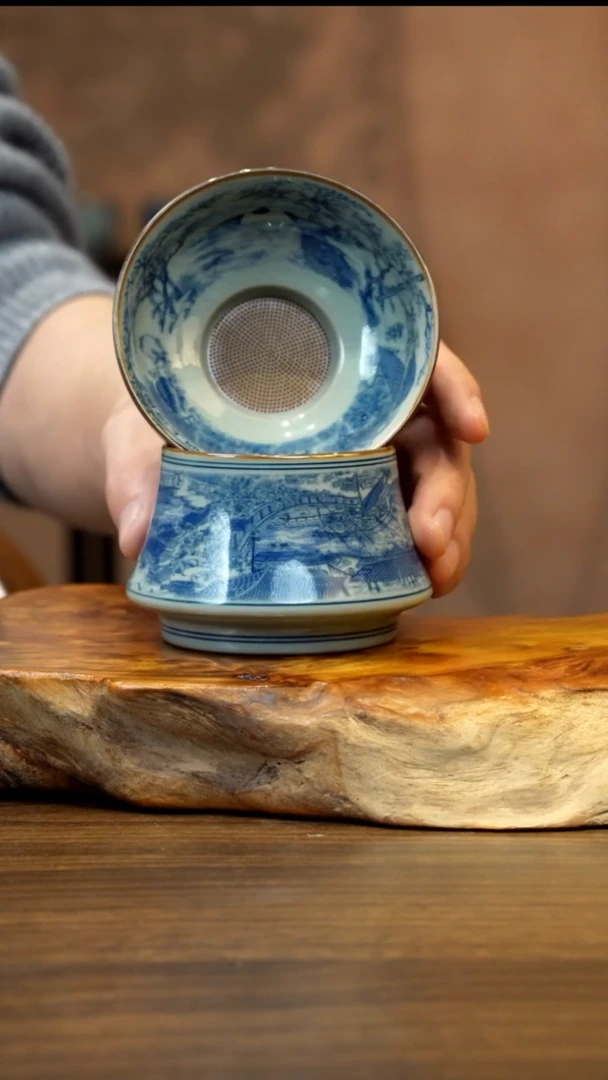 景德镇陶瓷清明茶漏