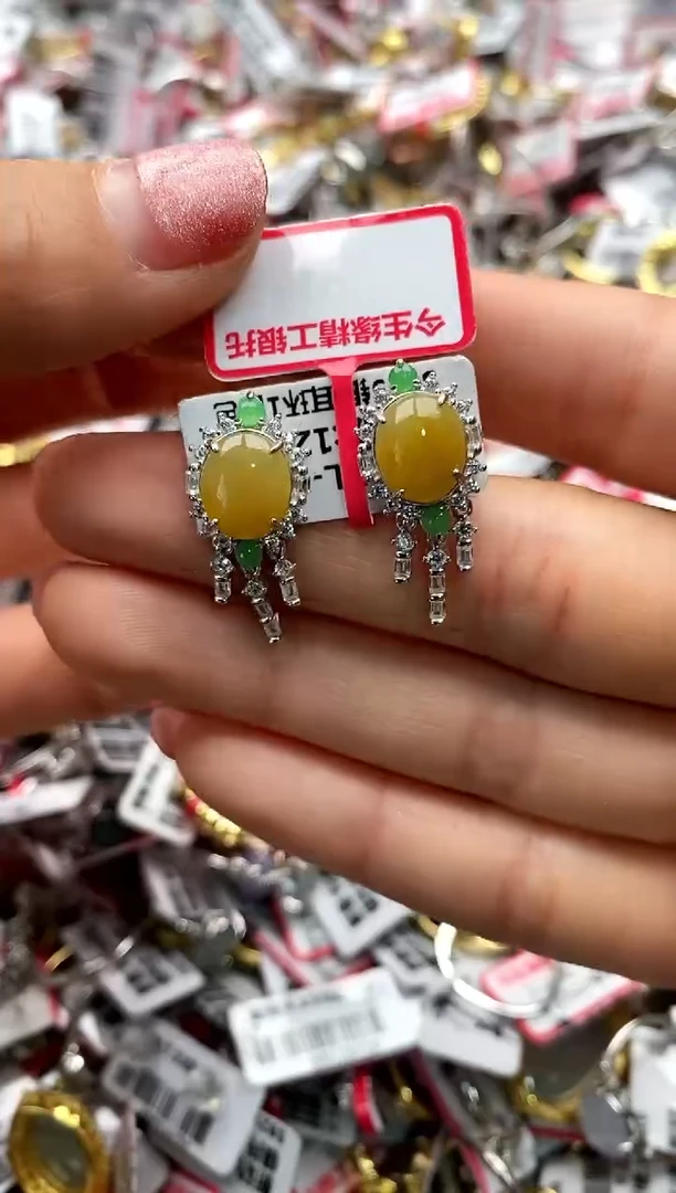 【闪购商品】翡翠戒指银S925镶嵌4444444     5