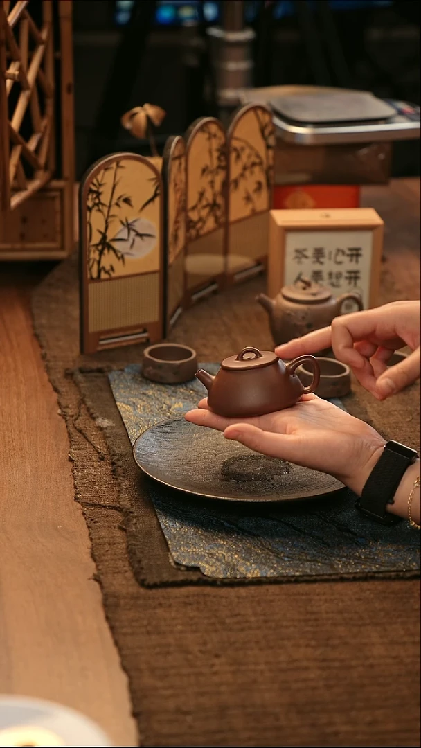 茶壶紫砂原矿紫砂壶  小石瓢  110cc