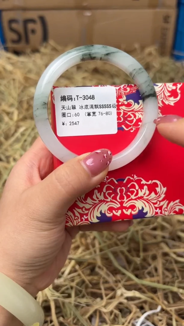 未镶嵌手镯石英质玉T-3048