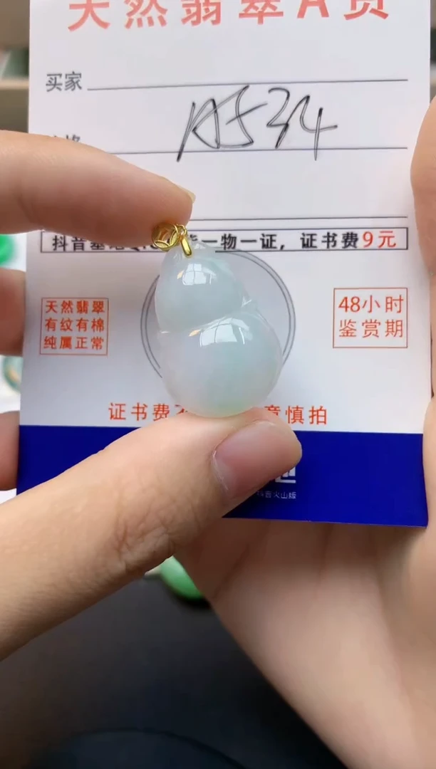 颈饰未镶嵌翡翠天然缅甸A货翡翠百元以上9元证书费自理