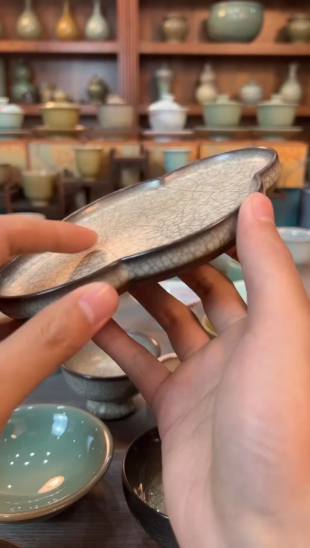 通*阀龙泉青瓷壶承