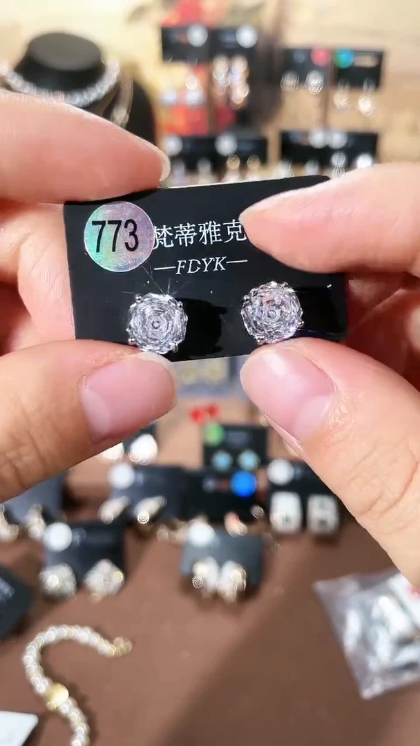 铜合金925银锆石梵773
