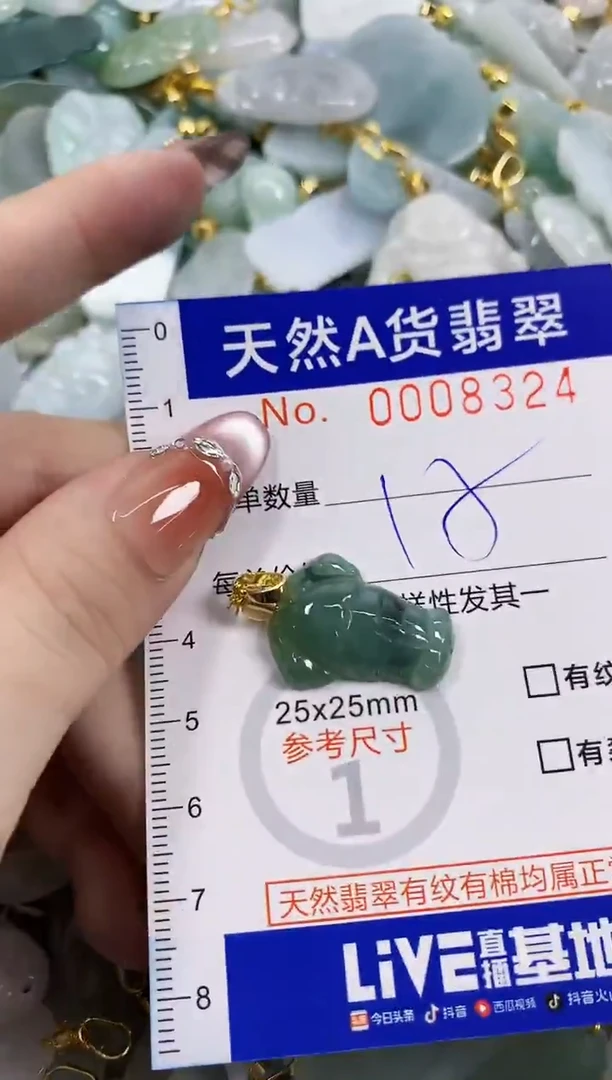 颈饰未镶嵌翡翠天然A货翡翠