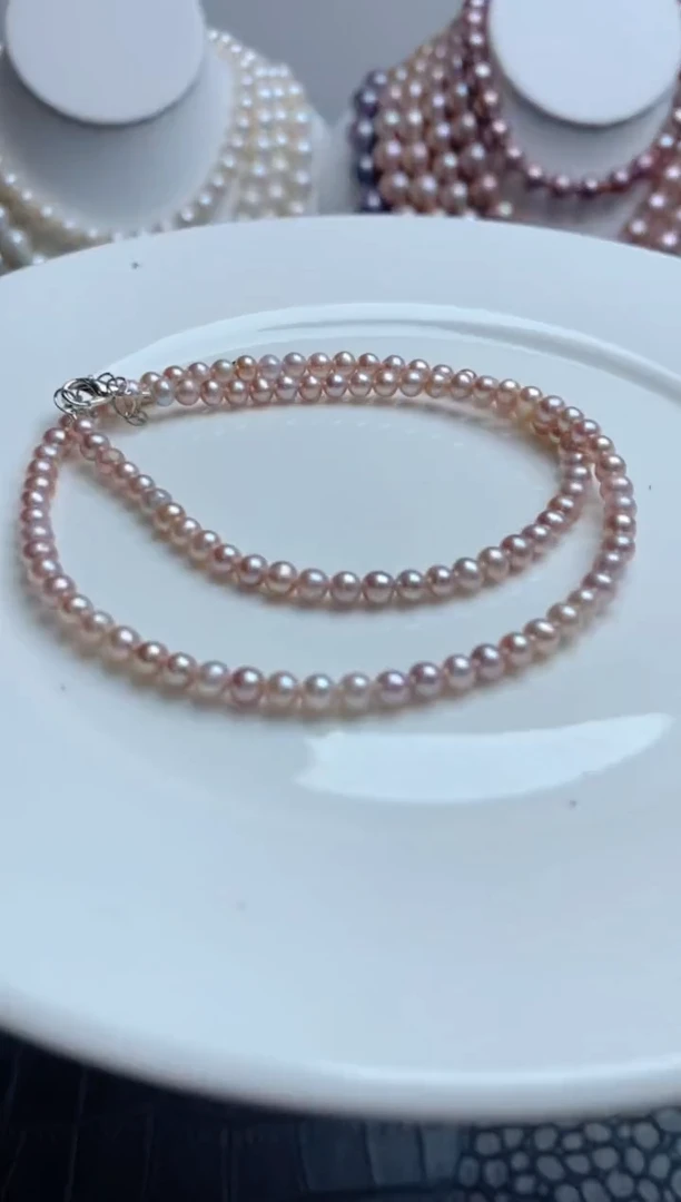 淡水珍珠未镶嵌颈饰0116