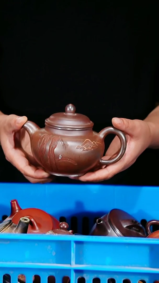 宜兴原矿紫砂壶茶壶350C