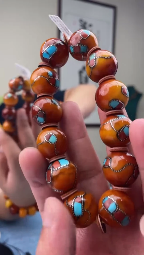 未镶嵌蜜蜡珠宝奇石053，19假一罚十多样性发其一