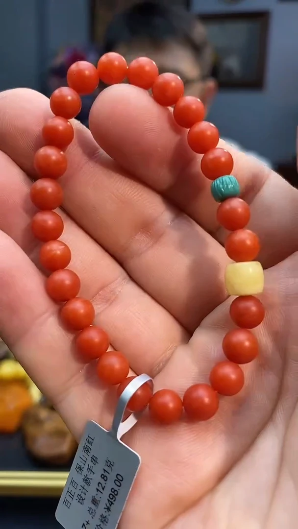 未镶嵌手串南红玛瑙手串