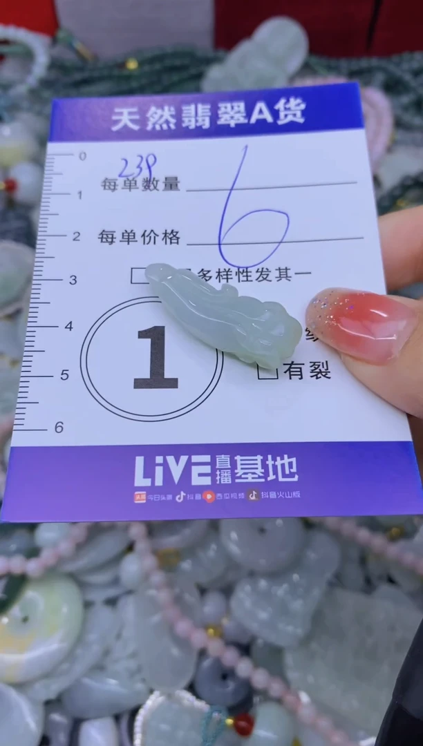 颈饰未镶嵌翡翠天然翡翠A货批量多样性发一件
