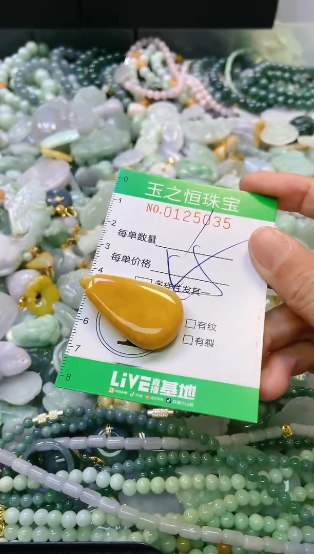 翡翠未镶嵌颈饰闪购0125035