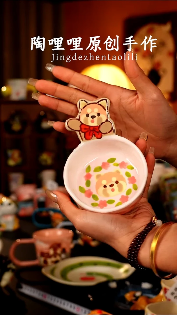 陶哩哩原创手作陶瓷（微瑕）1231