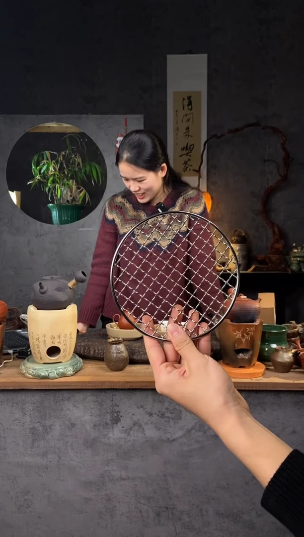 【闪购商品】全手工原矿潮州砂铫壶老岩泥铁网