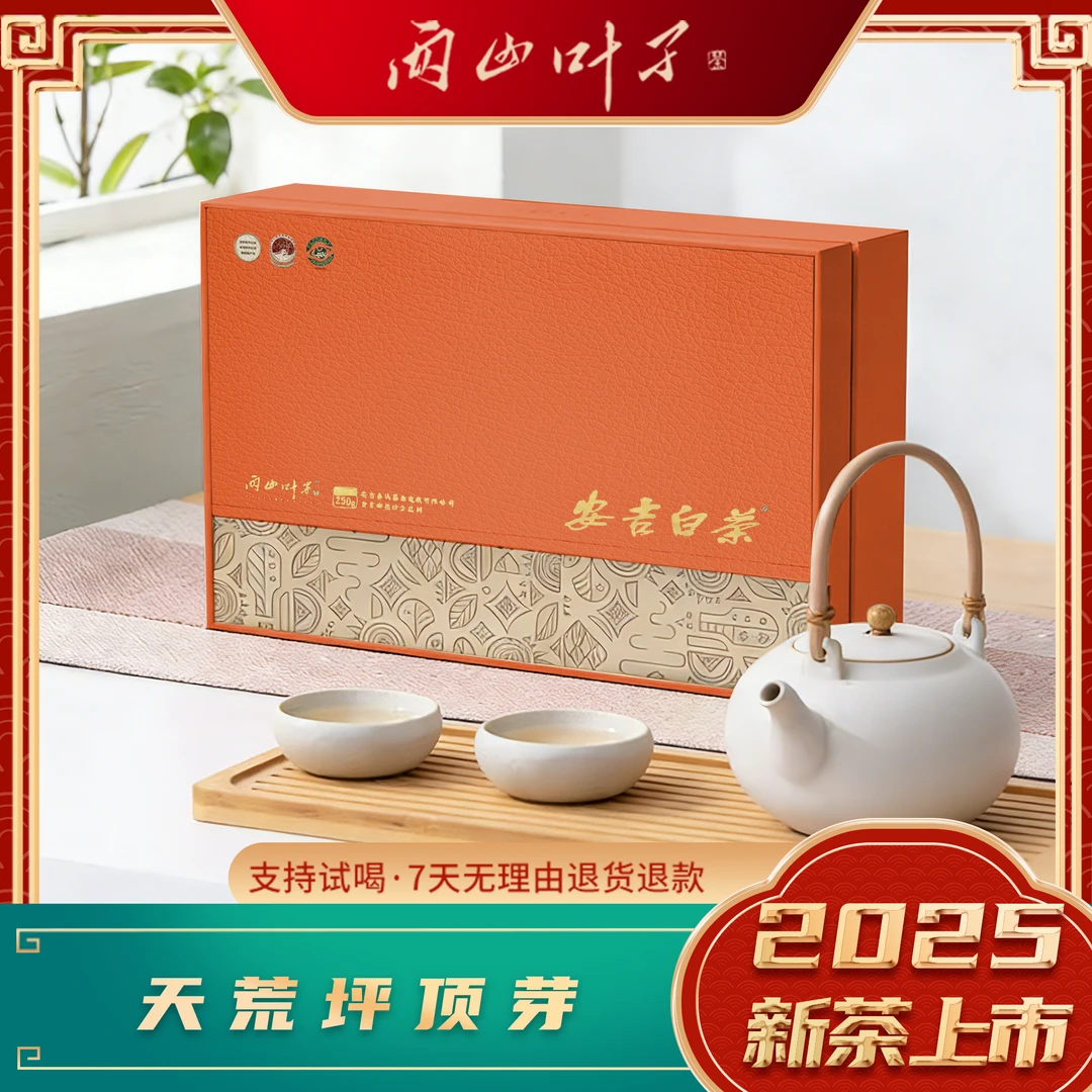 两山叶子【天荒坪顶芽】2025新茶安吉白茶高山明前头采茶叶