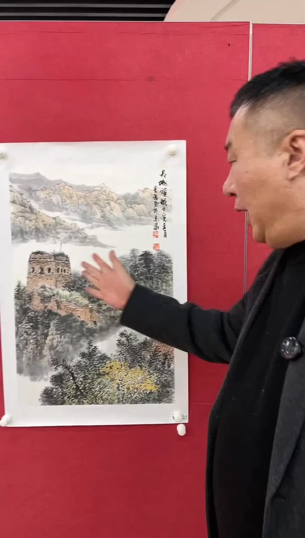 【闪购商品】绘画李长胜-2.7平尺-长城-纸片