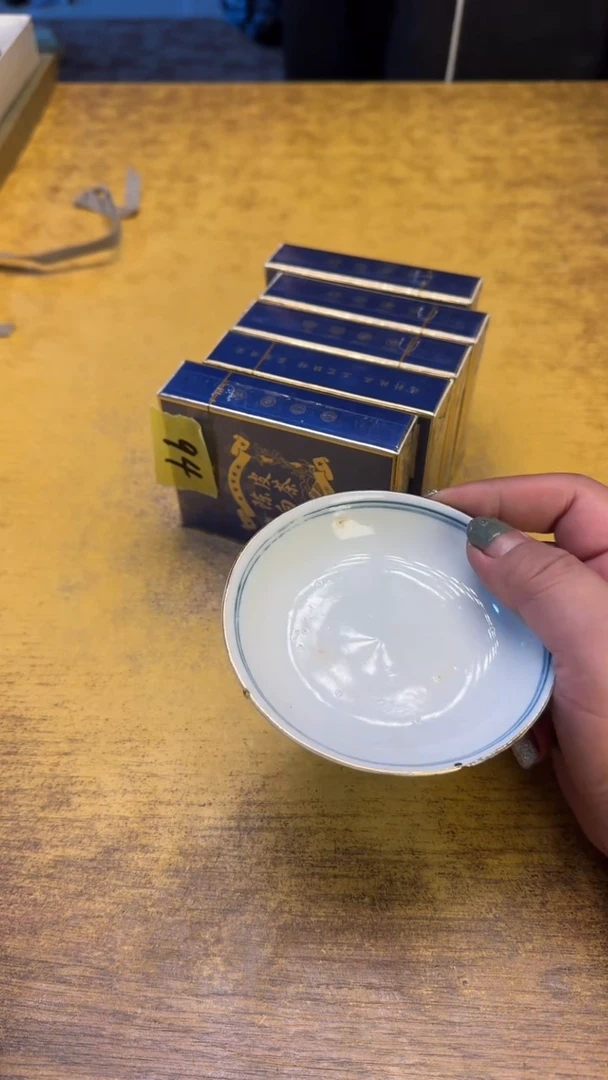 瓷器瓷瑕疵老破旧五件陈白碗94