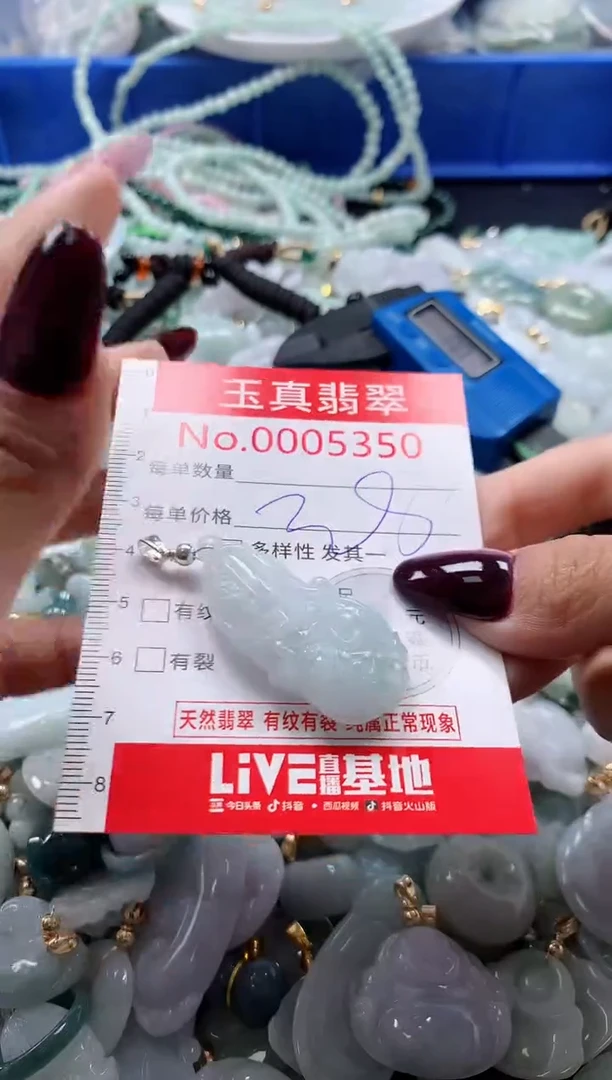 吊坠(不含链)未镶嵌翡翠5350