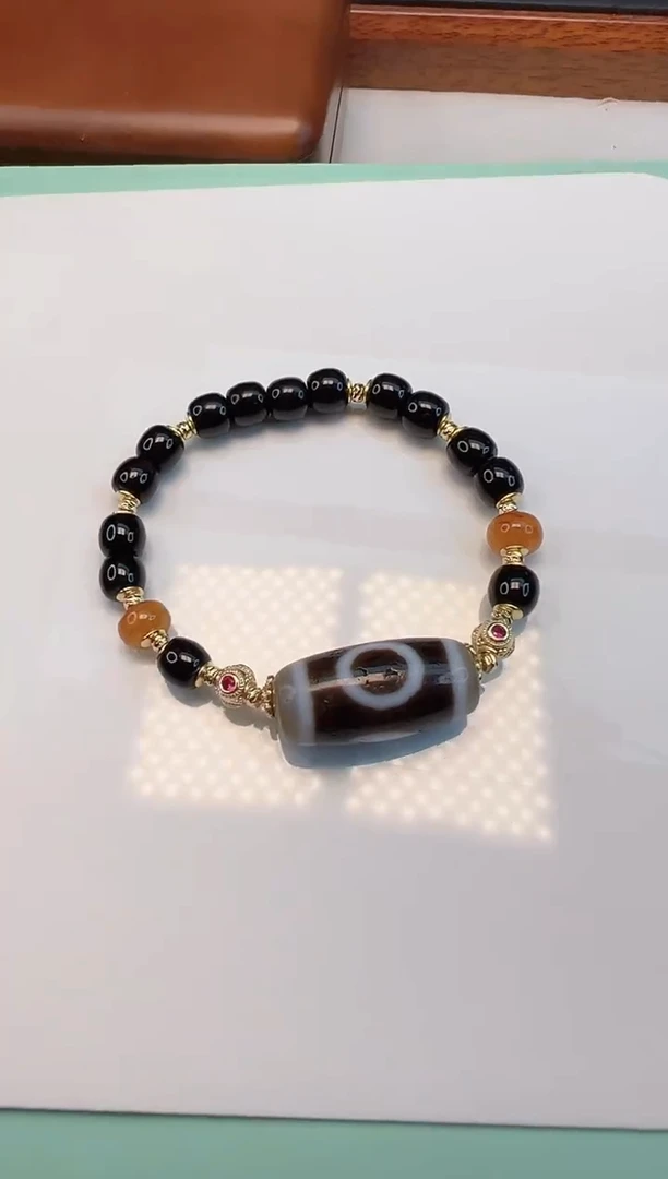 未镶嵌手链玛瑙/玉髓（覆膜）Y21133（拍一发一）多样性发货