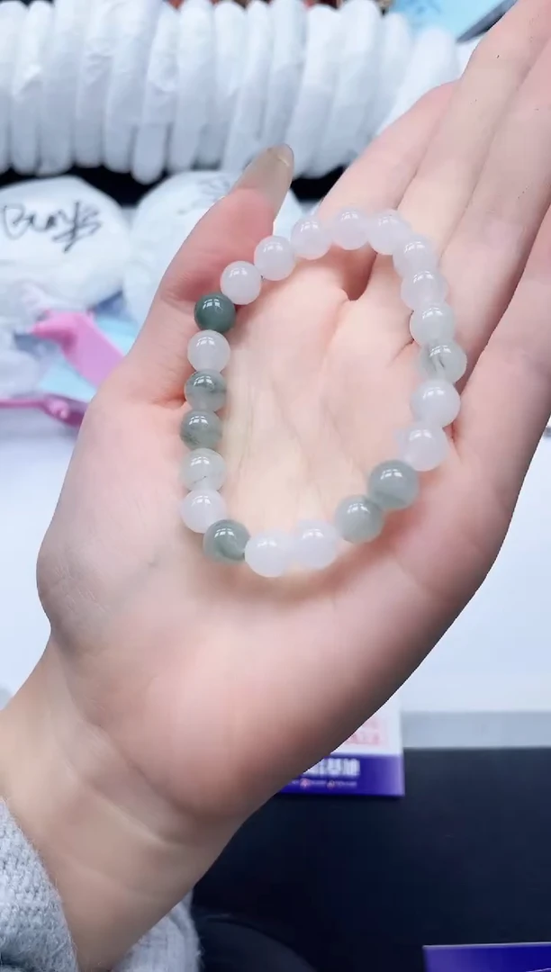 未镶嵌手链石英质玉天山翠手链多样性发货