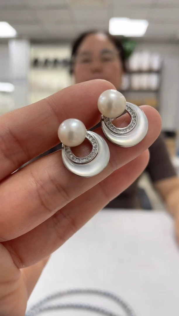 未镶嵌耳饰淡水珍珠82