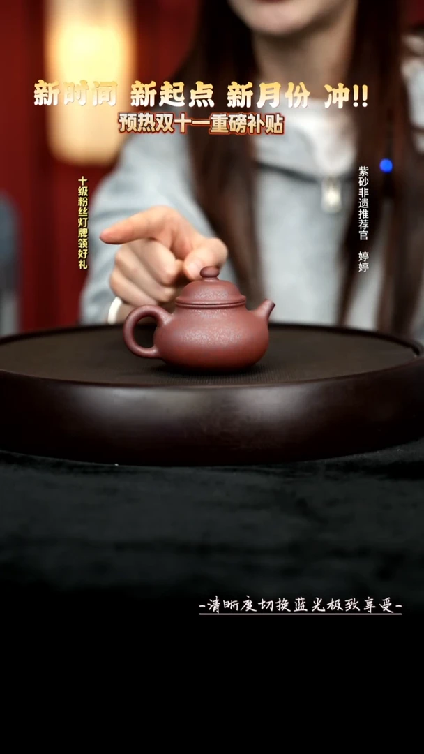 茶壶紫砂天星容天160cc