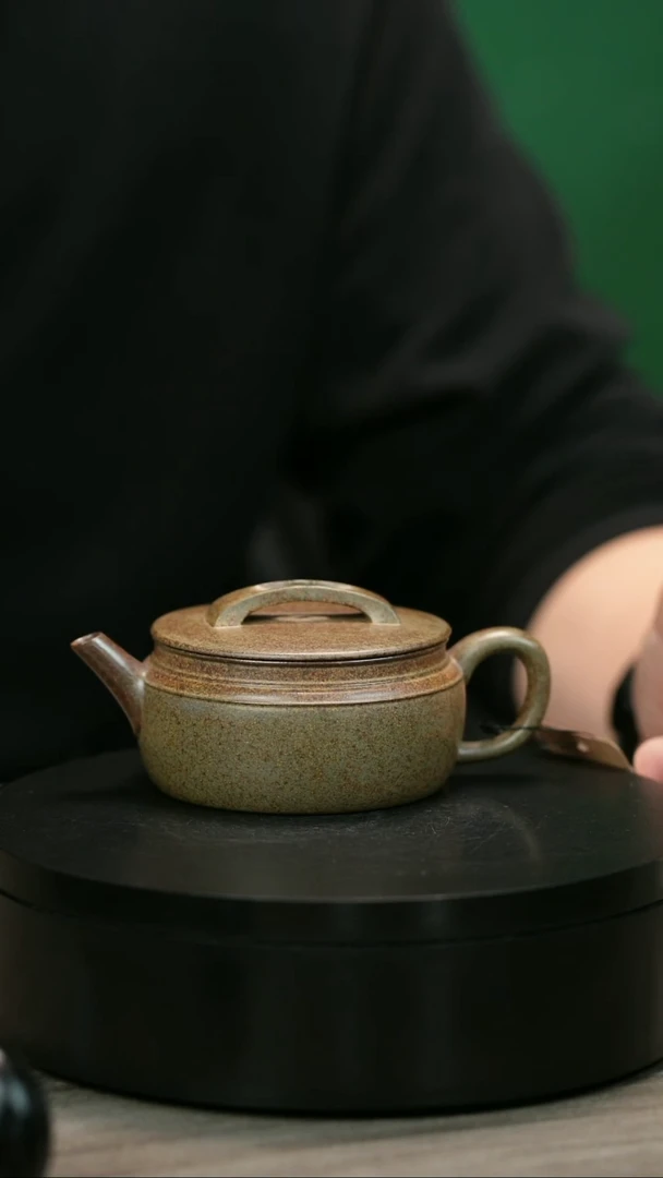 茶壶紫砂政*H2398史鑫杰段泥光素大口瓦