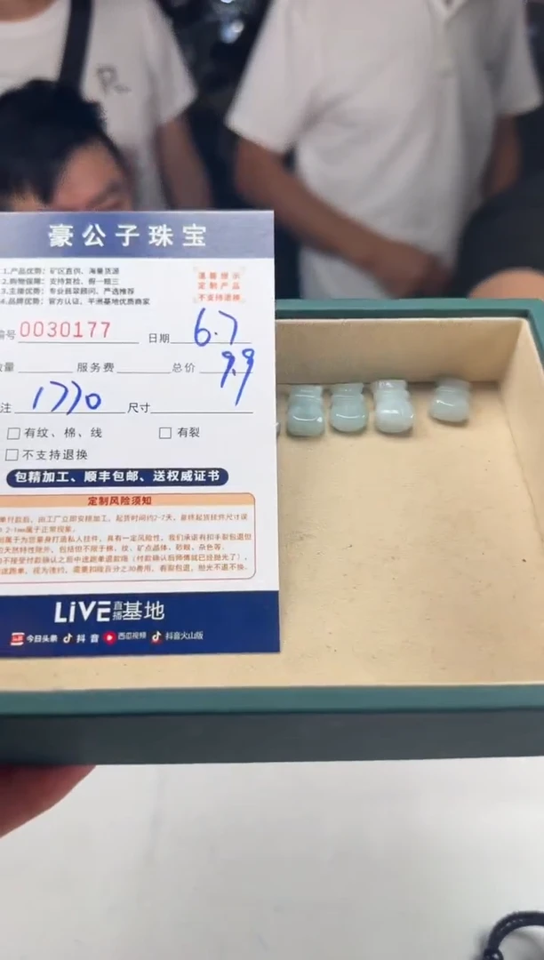 翡翠未镶嵌颈饰30177（多样性发货一个）